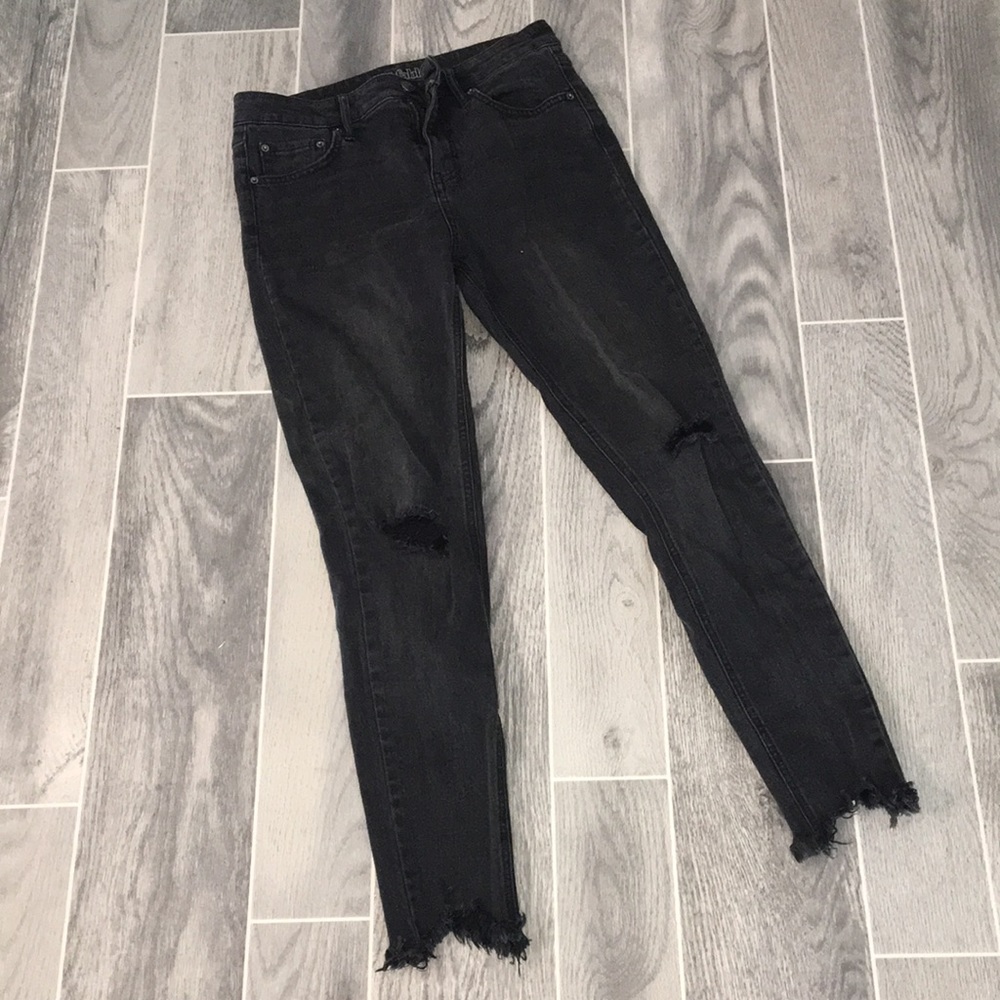 Wild Fable (Target brand) Distressed Black Skinny High Waisted Jeans